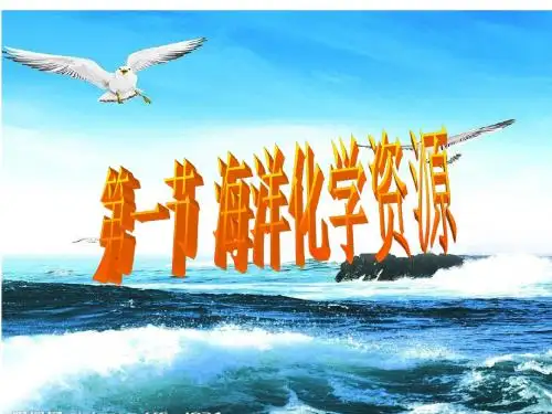 海洋化学资源