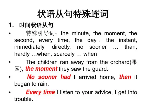 专四语法(状语从句+反意疑问句)