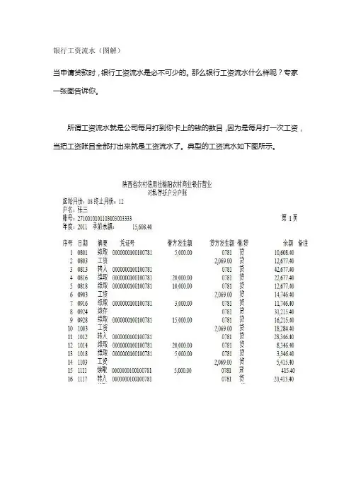 银行工资流水(图解)