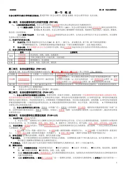 《心理咨询师 理论知识》 第二章 社会心理学知识(精华版)