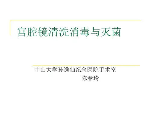 宫腔镜清洗消毒与灭菌