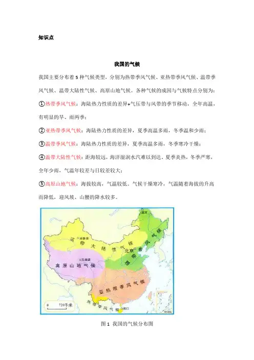 高中地理——每日讲1题(我国的气候类型、降水分布、地形特点)