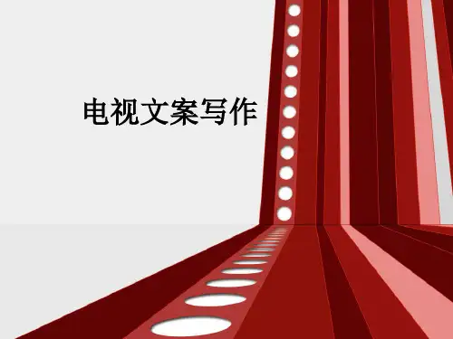 电视文案写作ppt课件
