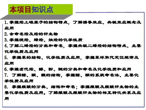 纺织有机化学基础知识共145页文档