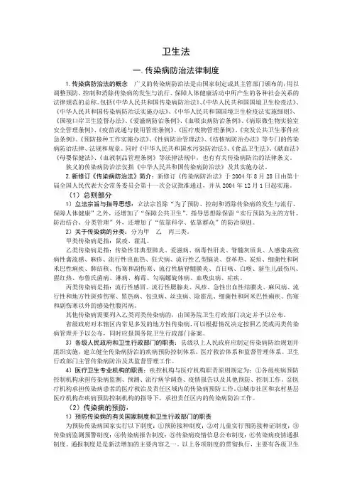 卫生法