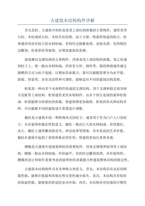 古建筑木结构构件详解