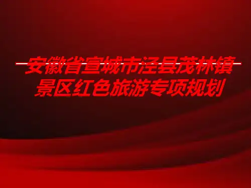 景区规划PPT课件
