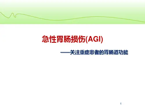 急性胃肠损伤ppt课件