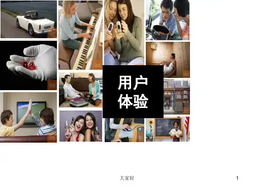 信息用户研究之用户体验(有案例分析) PPT