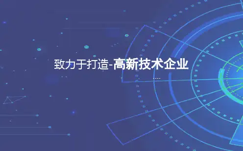 高新技术企业申报指导ppt课件
