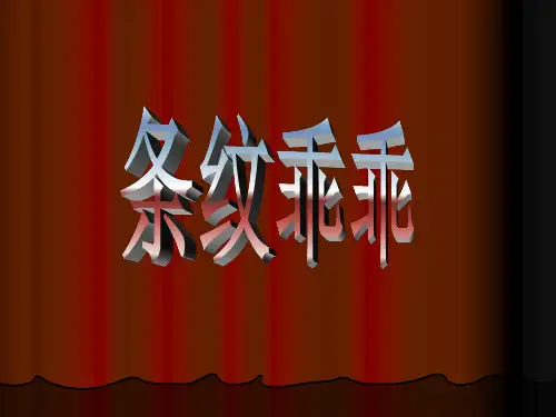 二年级上册美术《条纹乖乖》课件 湘教版PPT教学课件