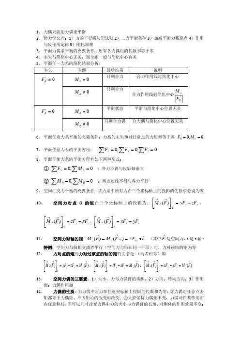 理论理学学习资料及课后习题解答