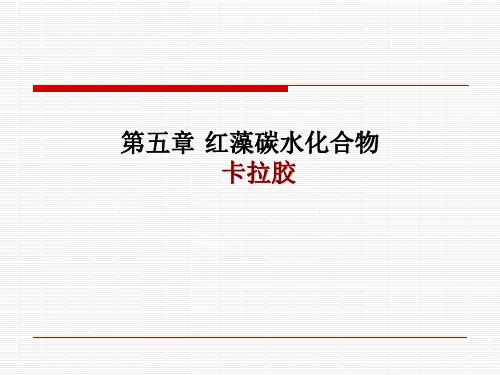 第五章 卡拉胶讲解