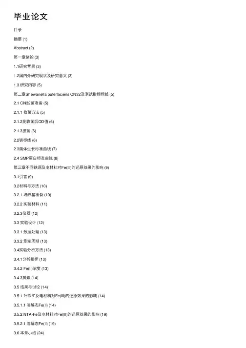 毕业论文——精选推荐