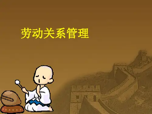 人力资源管理劳动关系管理PPT46页