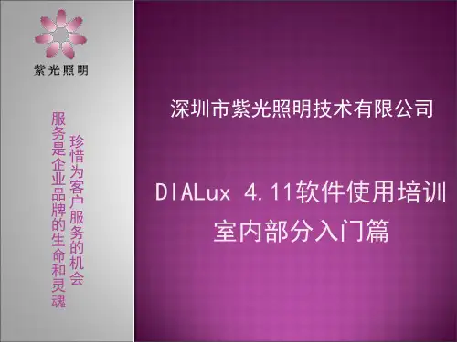 DIALU 照明设计软件培训