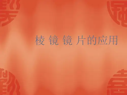 眼用棱镜的应用