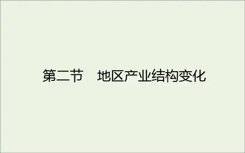 2021学年新教材高中地理第三章城市产业与区域发展2地区产业结构变化课件人教版必修2.ppt