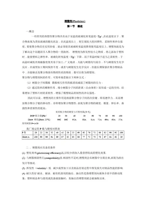 PVC胶粒厂培训资料