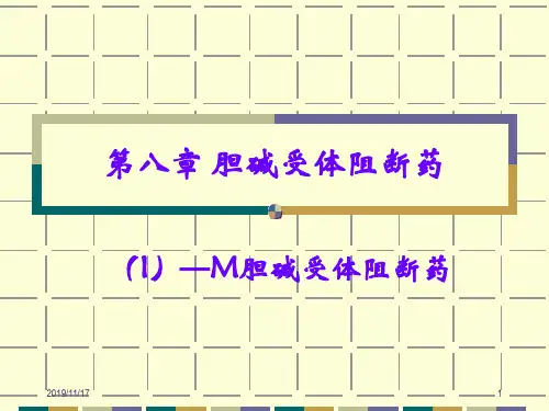 八章胆碱受体阻断药-精选