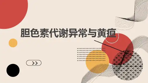 胆色素代谢异常与黄疸