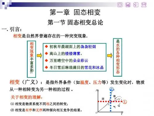 金属热处理固态相变总论