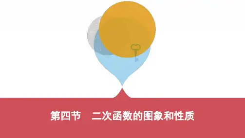 2020河南中考数学考点突破(课件+训练)：12二次函数的图象和性质