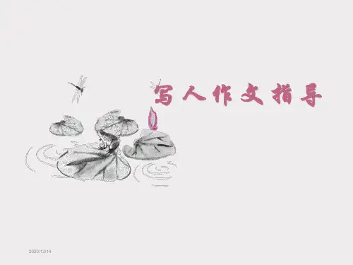写人初中作文指导ppt