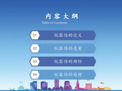 锐器伤的防护与处理PPT课件全