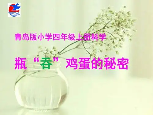 《瓶“吞”鸡蛋的秘密》优质课课件