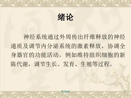 生理-神经内分泌调节ppt课件