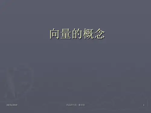 向量的概念课件