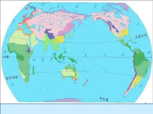 世界11种气候带及柱状图ppt课件