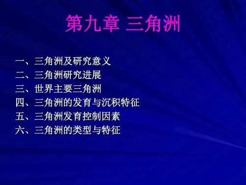第九章三角洲解读