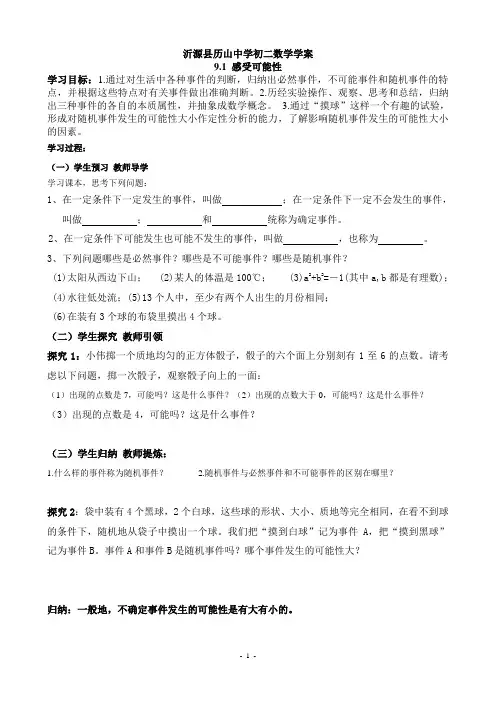 概率初步定稿