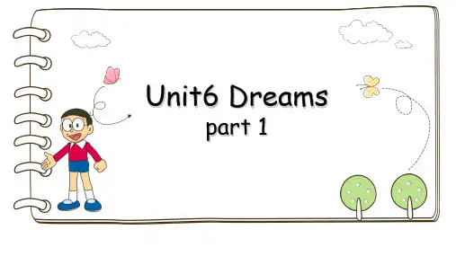 Join in 外研剑桥英语五年级上册Unit6 Dreams 课件