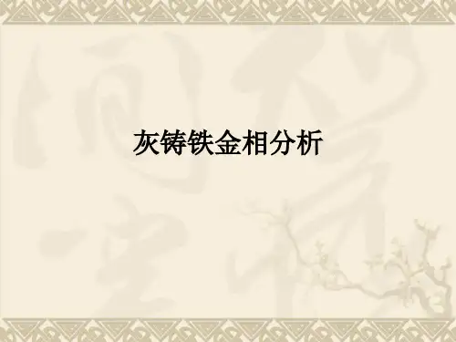 灰铸铁金相分析ppt课件