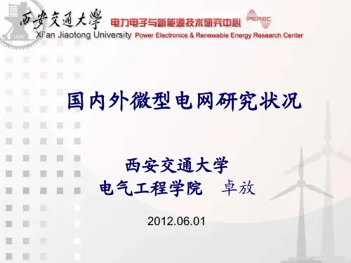 国内外微型电网研究状况