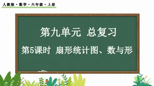 人教版六年级数学上册9.5 扇形统计图、数与形课件