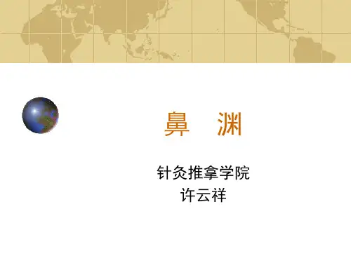 鼻渊 PPT课件