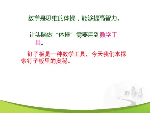 ● 钉子板上的多边形2(精品文档)