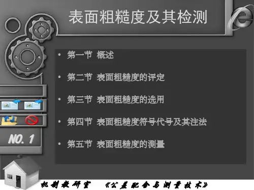 表面粗糙度及其检测 (2)