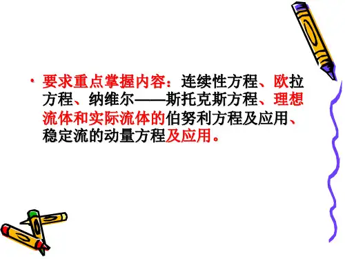 第三章1流体动力学