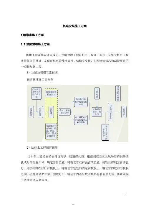数据中心机电安装施工方案