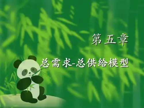 第5章总需求-总供给模型