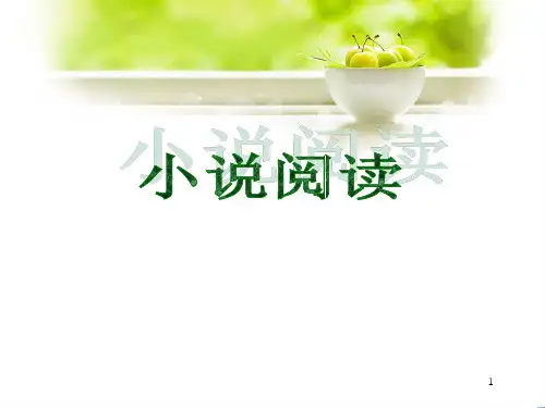 中考小说阅读答题技巧ppt课件