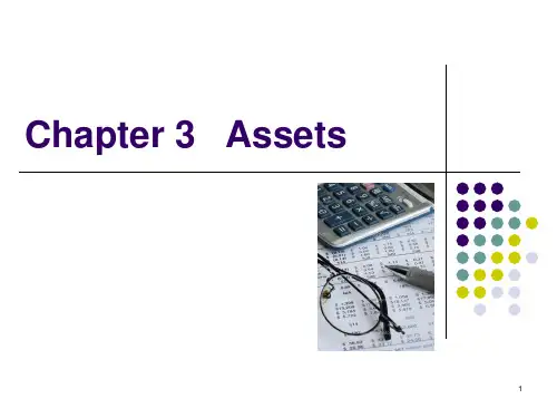 会计专业英语教学课件 chapter 3 Assets