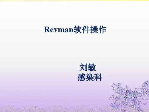 Revman软件操作