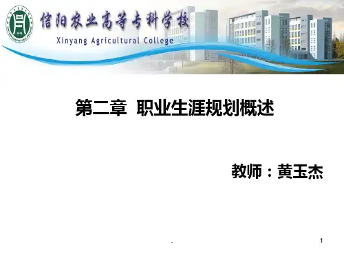 大学生职业规划PPT课件