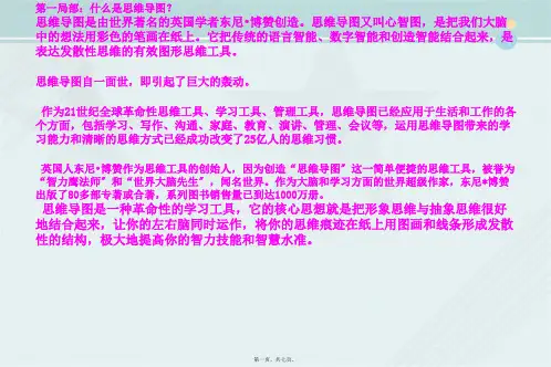 移动商务专业《思维导图概述》